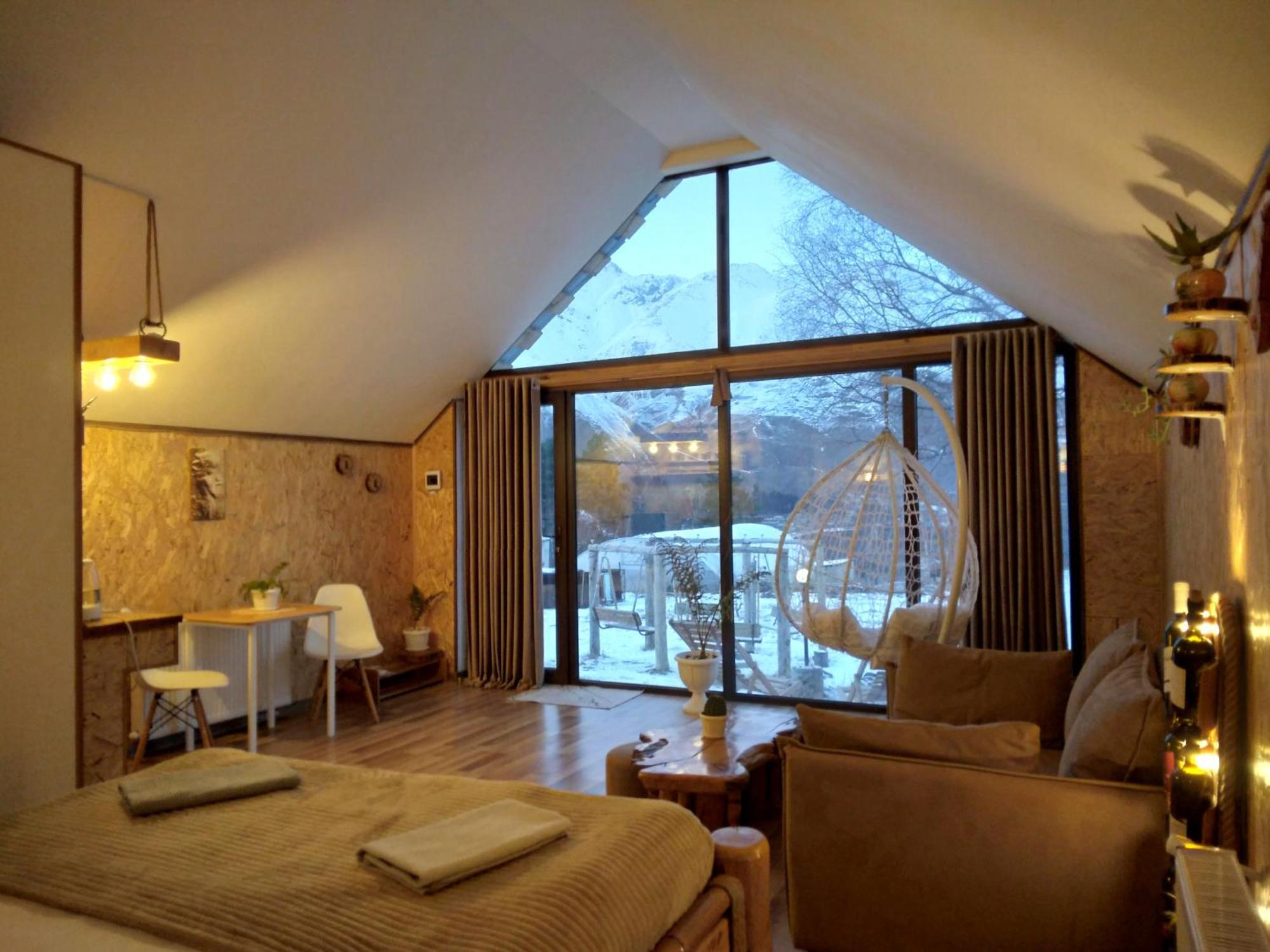 Kazbegi Cottages Qabarjina エクステリア 写真