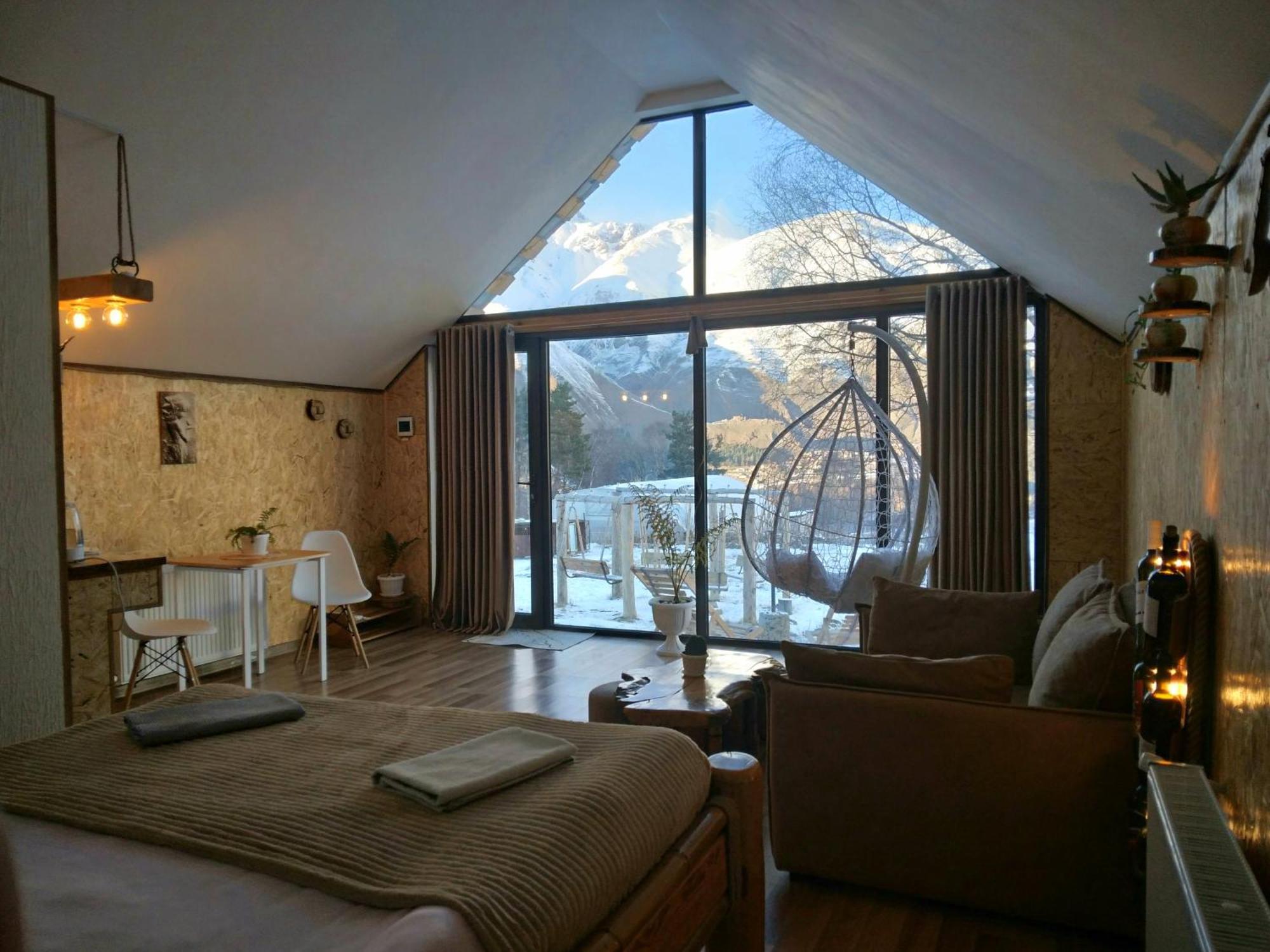 Kazbegi Cottages Qabarjina エクステリア 写真